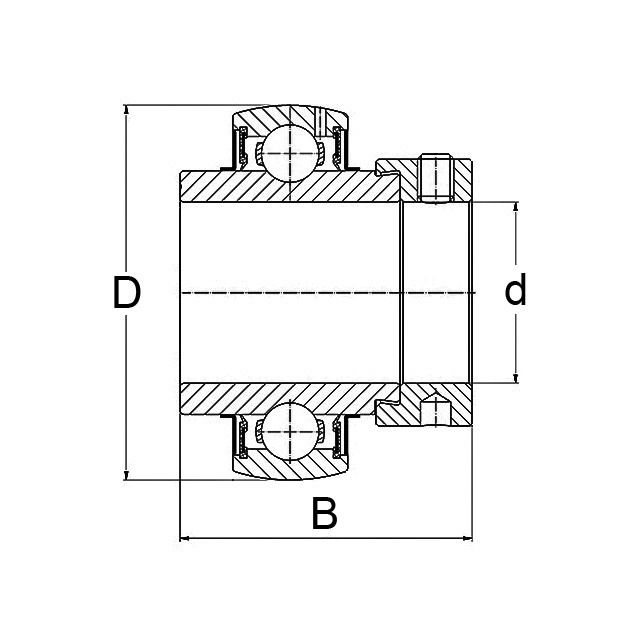 Roulement de Palier UEL 209 référence fournisseur 40131038